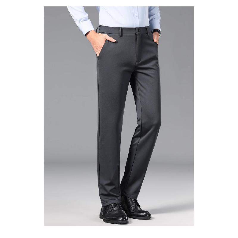 Summer Men'S Pants Ice Silk Casual Pants Men'S Long Pants Thin Men'S Trousers High Elasticity Business Dress Pants For Men