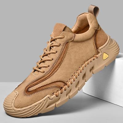 Men's Leather Casual Shoes Outdoor Sneakers