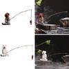 Statue Figurine Tea Ornament Accessories Ceramic Sculpture Decoration Gift for Tearoom Children's