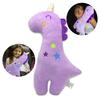 Giraffe Car Seat Belt Pillow Cute Animal Strap Belt Cushion Toy Neck Support Pillow for Kids