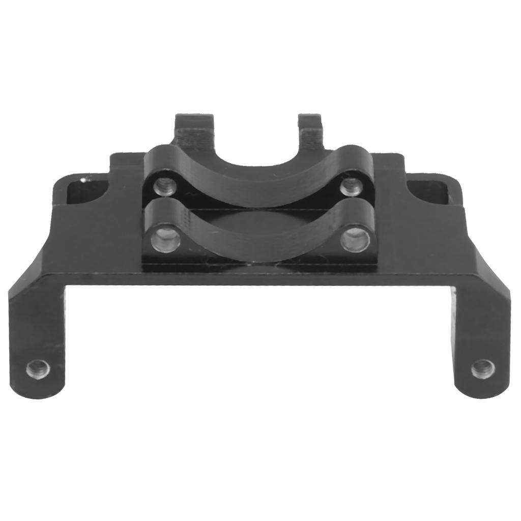 Aluminium Steering Gear Fixed Mount Servo Mount Bracket for Axial SCX24 90081 1 24 RC CarBlack