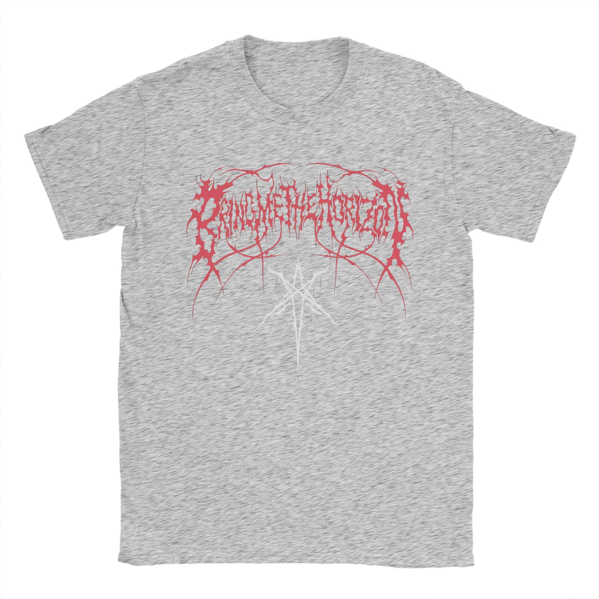 Lucky starfish Top BMTH Bring Me The Horizon Metalcore 100% Katoen T-shirt Vintage T-shirts Ronde Hals Trendy Cool T-shirt Grote Maten Goedkope Tops M