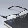 Half Frame Metal Business Eyeglasses Anti-Blue Myopia Eyewear Outdoor Travel Smart Color Changing Photochromic Sun Glasses Quality