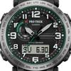 Casio Men's Stainless Steel 100M Water Resistant Digital Alarm Quartz Watch PRG-601-1