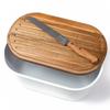 Husla Bread Box With Cutting Board And Knife 73940