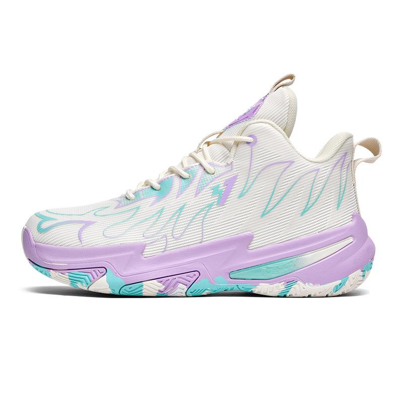 Basketball shoes, men's and women's mesh breathable, non-slip, wear-resistant and shock-absorbing sneakers, students and teenagers professional traini