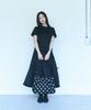 Oart Dot Pleats Shoulder Bag [Black]
