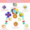 Adjustable Hanging Mobile Toy for Infants Vibrant Nature Themed Design with Butterflies, Flowers, and Bees  Ideal for Crib, Car Seat, and Stroller