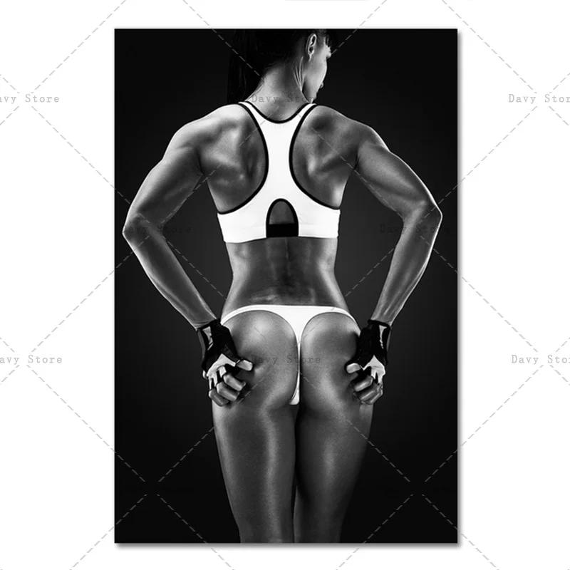 Sexy Fitness Beauty Lose Weight Inspirational Exercise Print Art Canvas Poster for Living Room Decoration Home Wall Picture