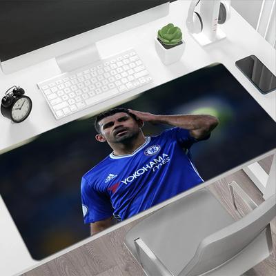 Chelsea Fc Player Large Mouse Pad Keyboard Pad Desktop Mouse Pad Non-Slip Rubber Bottom Computer Desk Office Decoration Accessory
