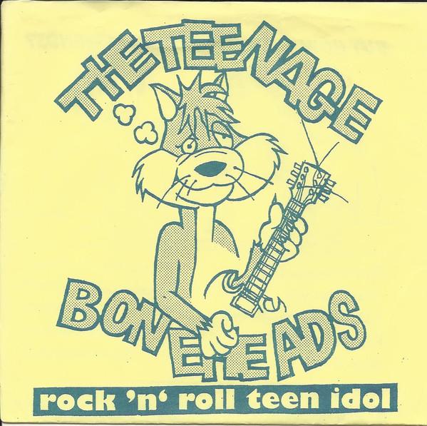 

7-дюймовая пластинка TEENAGE BONEHEADS - Rock n Roll Teen Idol JUMP777 Skippy 1997 Япония Рок Б/у