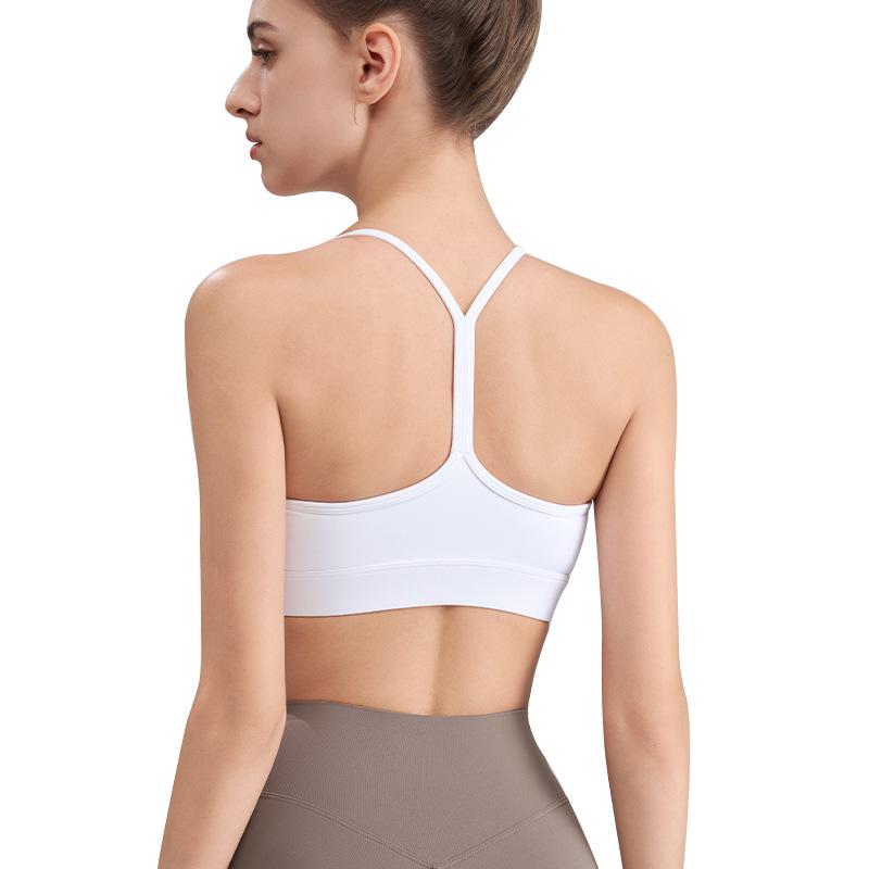 Summer Women's Nude Yoga Vest & Sports Bra - Sexy, Beautiful Back Design for Pilates & Fitness