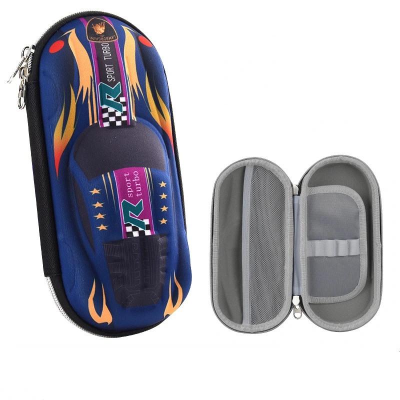 

3D пенали для гоночних автомобілів Мультфільми Шкільний пенал для дітей Канцелярська коробка EVA PU Пластиковий футляр для ручок Хлопчик Мила сумка для ручок сапфірове скло синього кольору кольору