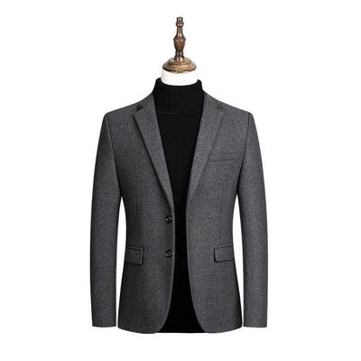 Erkek Yün Karışımlı Günlük İş Blazer Ceket - Sonbahar/Kış Takım Elbise Ceketi