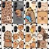 Funny Capybara Cartoon Animal Phone Case for Xiaomi Poco F7 Ultra X7 X6 X5 Pro X4 Gt M8 M7 Redmi 15 15C 13 13C 12 12C Soft Cover