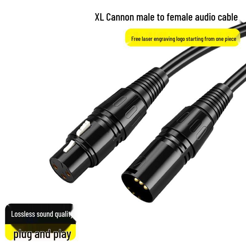

6.5mm to XLR Male/Female Audio Cable for Speaker, Mixer, and Microphone Connection 0.5m