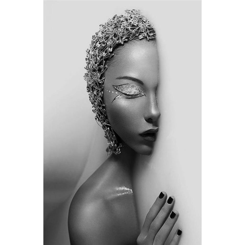 

Выдающиеся визуальные эффекты Картина на холсте Металлическая фигура Статуя Плакаты и принты Настенные картины для гостиной Домашний декор 21*30cm No Frame