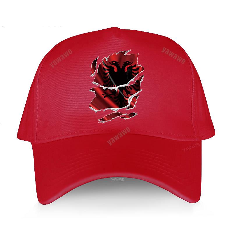 Baseball Cap Summer Solid Sunhat Fashion Adjustable ALBANIEN Albania Balkan Kosova Dad Hat Cotton Outdoor Yawawe Caps