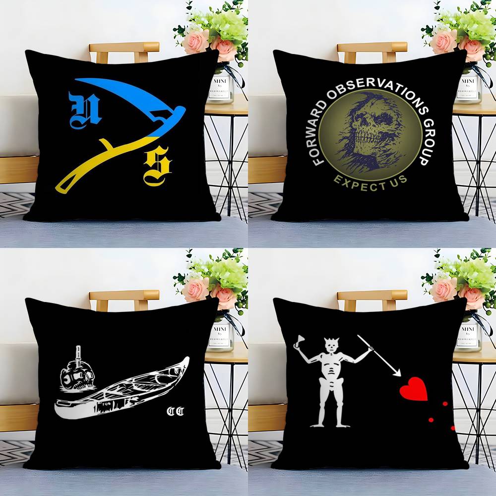 Forward O-Observations Group Pillow Case Plush Fabric Soft Double Sided Print Home Sofa High Quality Cushion Cover Throw