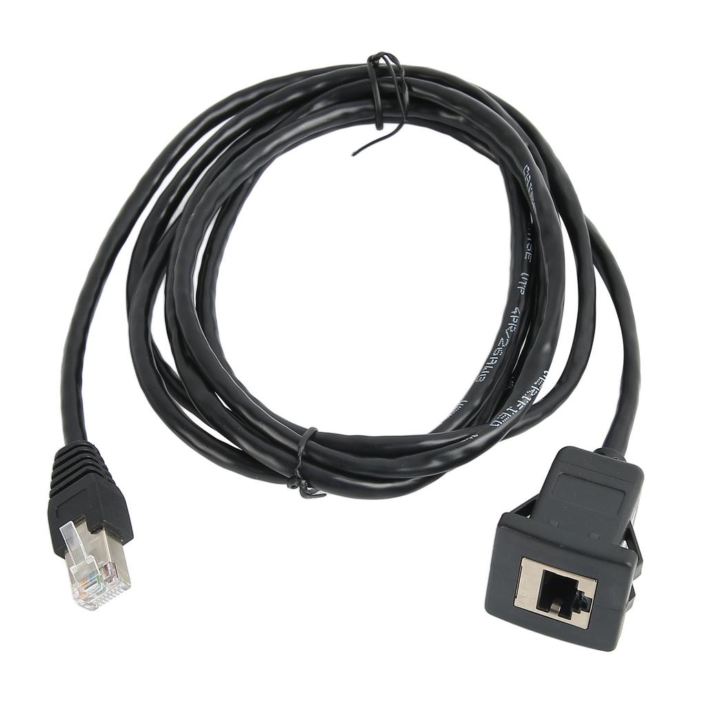 Cat5e Flush Mount Cable Universal Cat5e 100M Male to Female Ethernet Network Panel Mount Extension