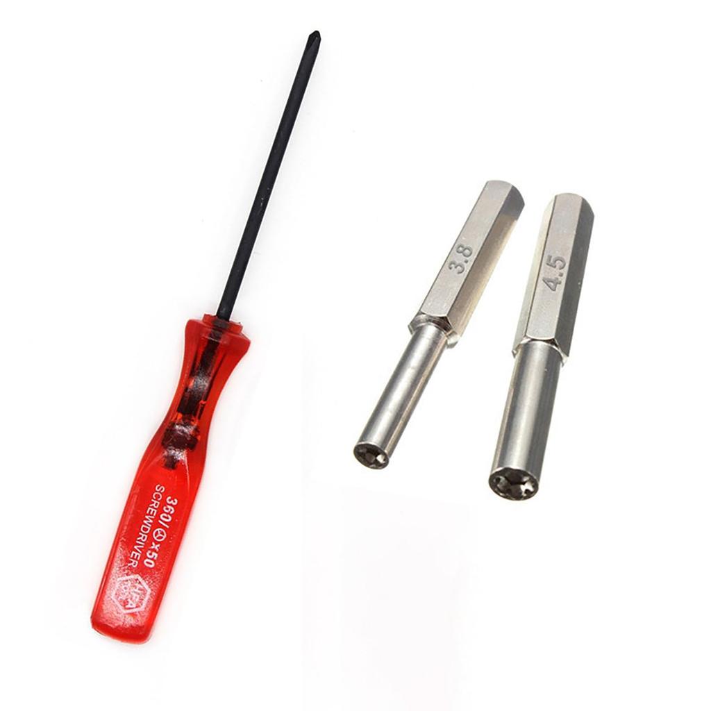 Mirhua Special Nintendo Precision Screwdriver Set Compatible with Super for and Replacement Screwdriver, Compatible, Y-Shaped (3.8mm/4.5mm/2.5mm),