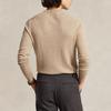 Polo Ralph Lauren FW22 Solid Color Logo Embroidered Crew Neck Sweater Men Sweater Beige MNPOSWE16821243-101