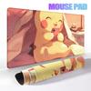 Pikachu Extended Gaming Mousemat Big Size Desk Carpet Non-Slip Rubber PC Keyboard Rug Anime Pokemon Mousepad for E-Sports Gamer