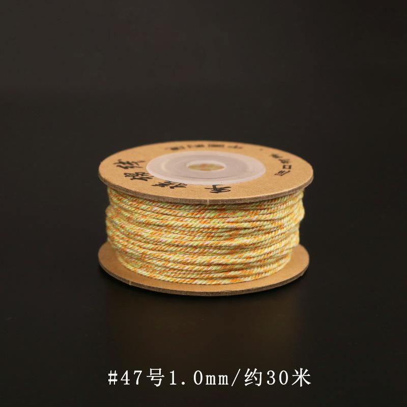 Filo di Cotone Tibetano Strofinato a Mano, Braccialetti Intrecciati a Mano, Stelle Luna, Perle Bodhi Buddha, Nappe, E Fili da Gioco