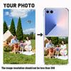 Funda Plegable DIY Po Para Samsung Galaxy Z Flip 7 6 5 4 3 5G Z Flip 7 FE Cubierta Dura de PC con Foto Personalizada