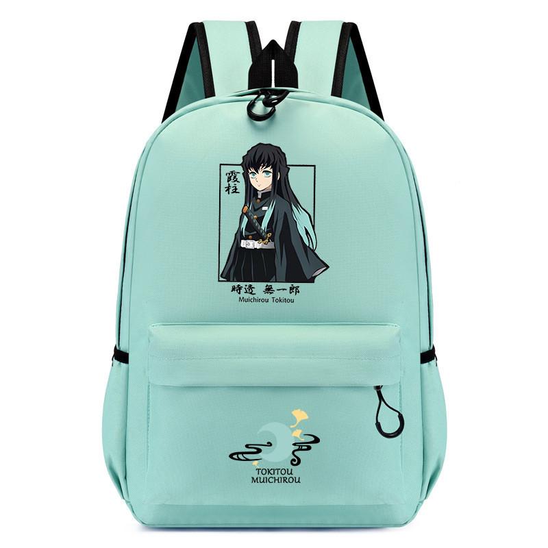 Fashion Demon Slayer Backpack Student School Waterproof Small Bag
