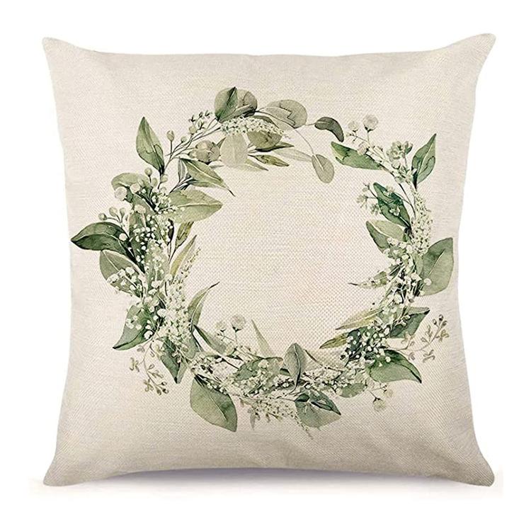 Flax Popular Pillowcase Nordic Home Decoration Pillow Office Car Cushions