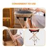 LIFKOME Tongue Drum Tongue Drum Wood Tongue Drum Drumstick Kick Wood Snare Drum Handpan Bracket Stand, Floor, Holder, Holder, Float, Display, Stand,