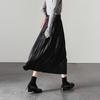 Fashionable High Waisted Pleated Skirt 2026 Spring Fashion Versatile Mid Length Skirt