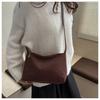 Faux Suede Lazy Tote Bag for Women Trendy Soft Shoulder Crossbody Purse