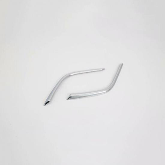 2X Front Fog Lamp Light Eyebrow Cover Trim For Mitsubishi Outlander 2019-2021