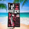 Anime C-Chainsaw M-Mans R-Rezes Big Microfiber Beach Towels Quick Dry Towel Sand Beach Towels Pool Towel For Travel Swim Pool Yoga