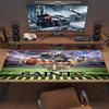 New Orleans Saints Logo Color Mouse Pad Large Gaming Table Cushion Non-slip Laptop Tablet Big Mousepad XXL Mat Mini PC Playmat With Lock Edge