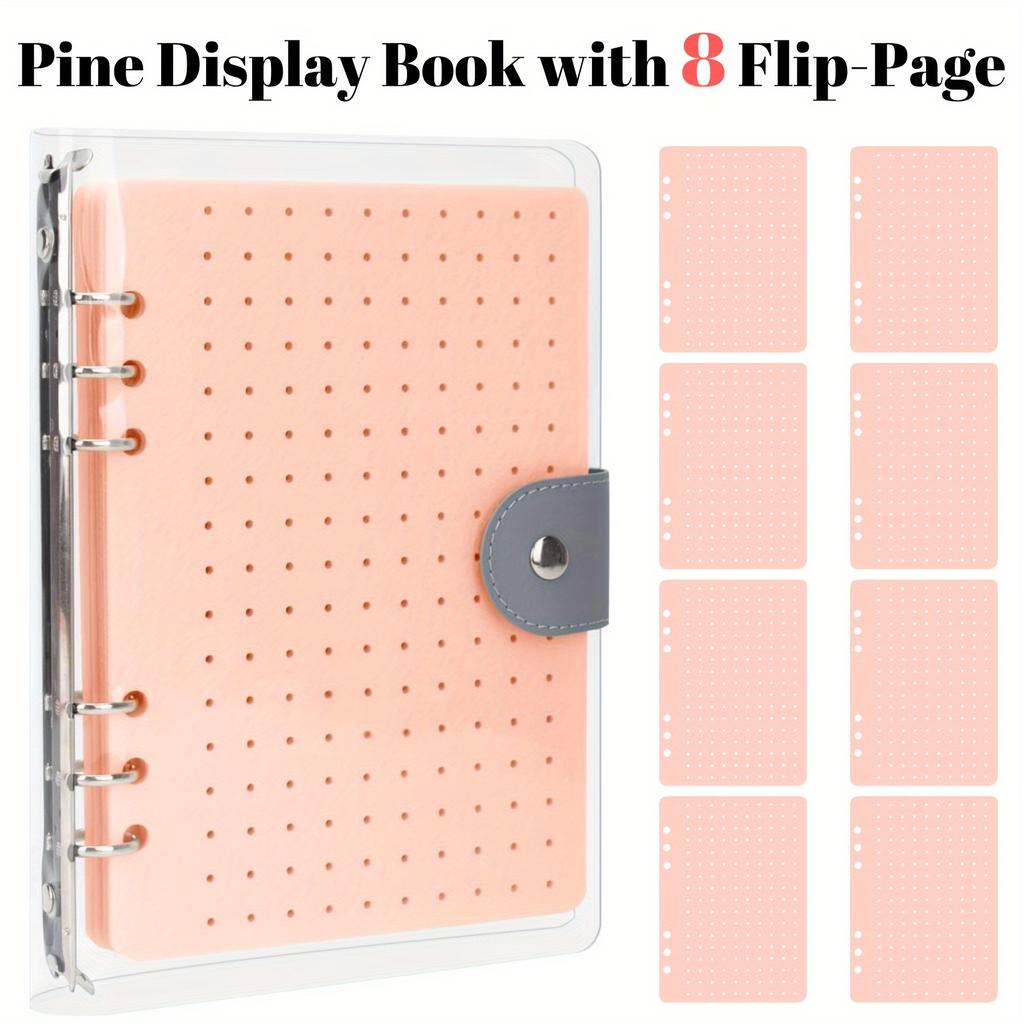 Felt Pin Display Book Storage Pin Storage Case Practical Felt Pin Organizer Bag Protective Cover Brooch Earring Storage Holder