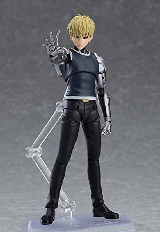 Figma Man Genos ABS PVC Painted Movable Figure One-Punch Non-Scale &