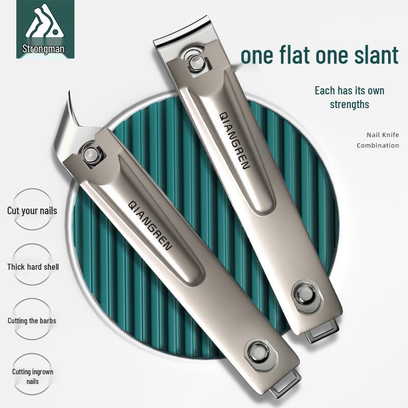 

Individually Packaged Large Slant Edge Toenail Clippers Set for Home Pedicure
