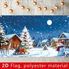 1Pcs Christmas Celebration Festive Pattern Decoration Background Xmas Backdrop Decorations For Photo Studio Photo Booth Party