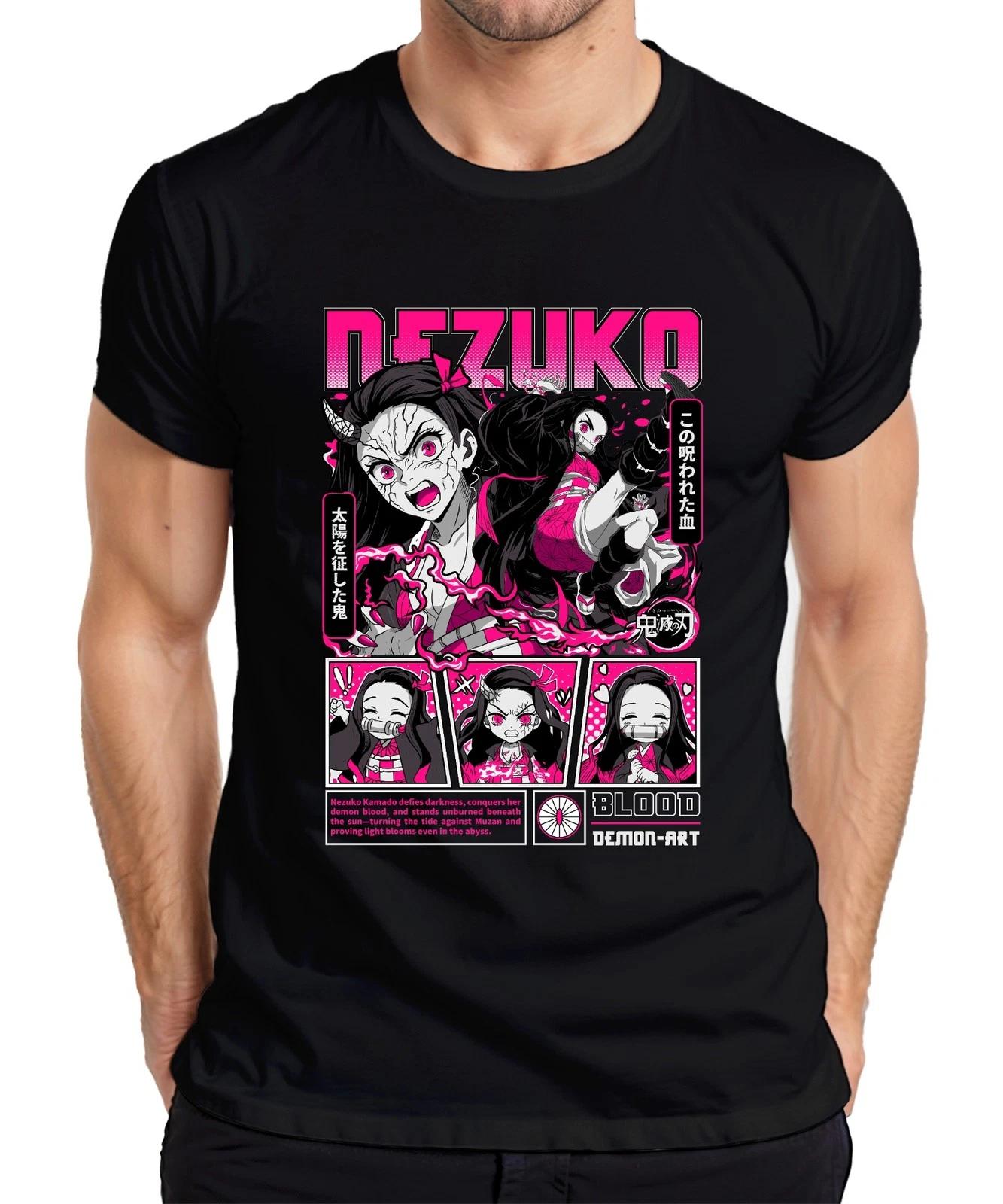 Demon Slayer Nezuko Dämon Blut Anime Geschenk Japan Y2K Streetwear Halloween Her XXXXL