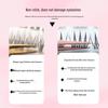 Non-stick High Precision Eyelash Tweezers Set - Glue-Free, Flat Head for Upper & Lower Lashes