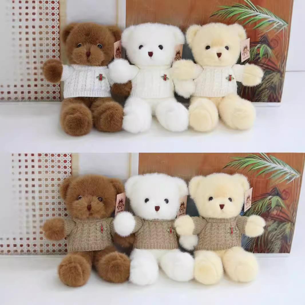 Writing A Notebook Unisex Kids Cute Teddy Bear Plush Toy Grab Machine Doll Hug Bear Doll Rag Doll Children Bear Bear Birthday Gift