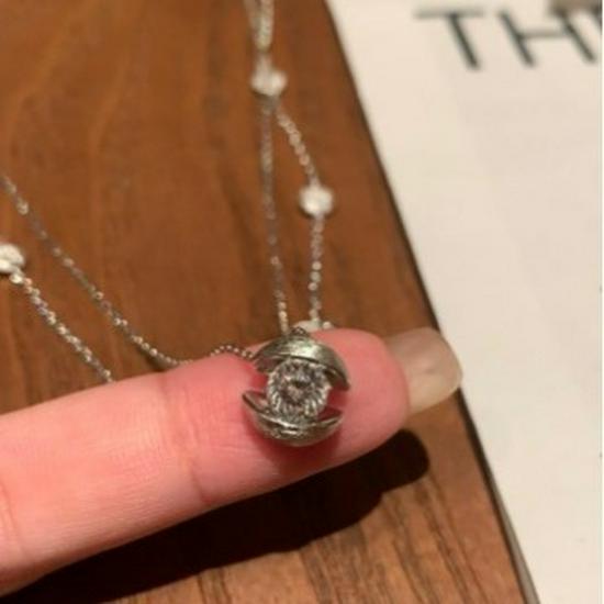 

Italian Medieval Lapis Lazuli Sterling Silver Devil s Eye Necklace Platinum