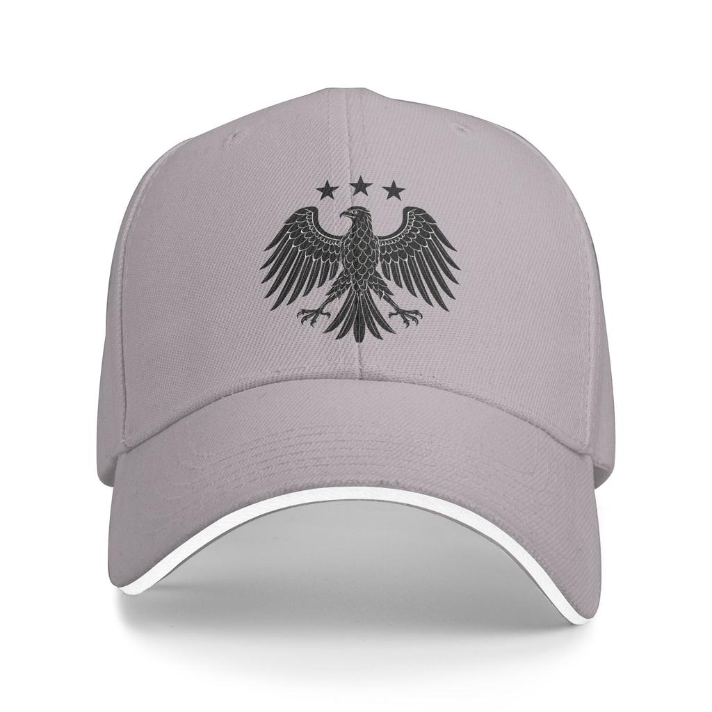 Schwarzes Syrisches Adler-Emblem Lässige Baseballkappe Sommer Trucker-Hut Hohe Qualität Kpop Rock Snapback-Kappe Paar Damen Baseballkappen