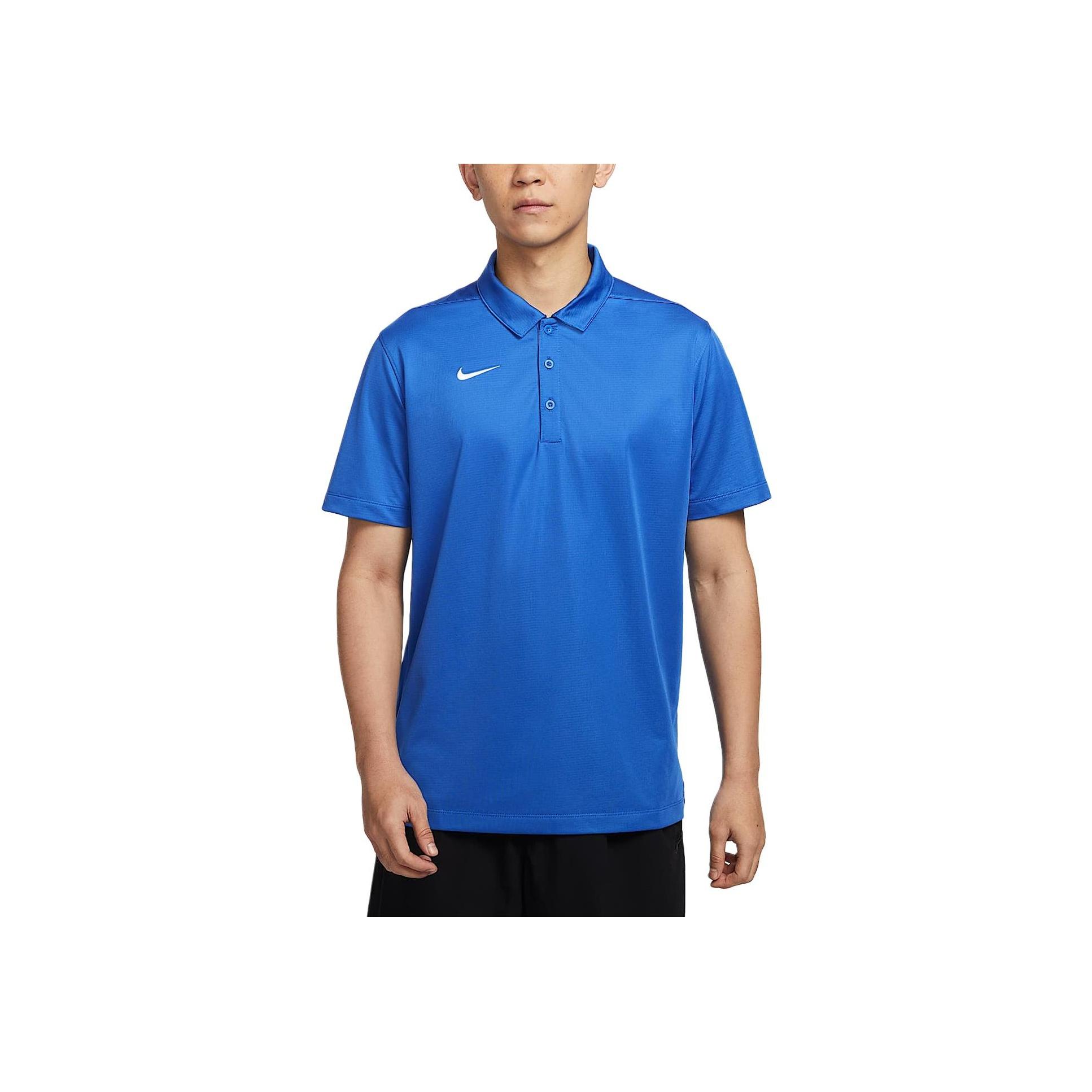 

Nike Dri-Fit Quick-Drying Soft Stylish Short Sleeve Polo Shirt Men tops Royal-Blue IB8831-450 4XL