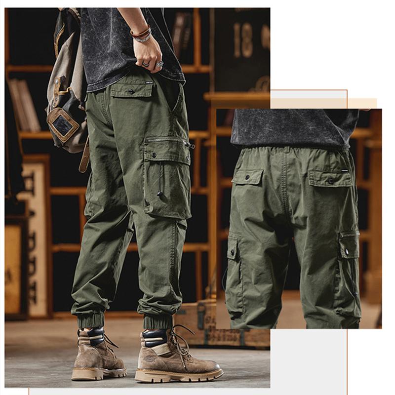 JAYSCE Joggers Cargo Pants Men Casual Y2k MultiPocket Male Trousers Sweatpants Streetwear Casual Track Black Pants Men