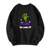 Men's Halloween Printed Long Sleeve T-Shirt Unisex Crewneck Casual Sports Top