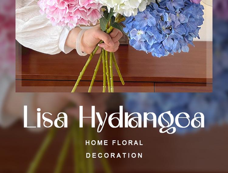 3D Printed Lisa Hydrangea Artificial Flowers, 144 Pieces for Floral Arrangements, Weddings, DIY Decorations, or Simulation Displays.